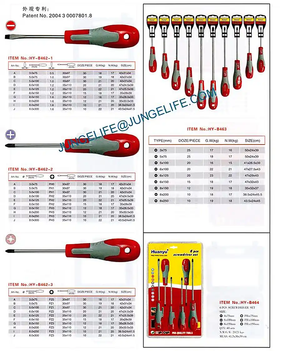 HY-B462 Screwdriver series product photograph