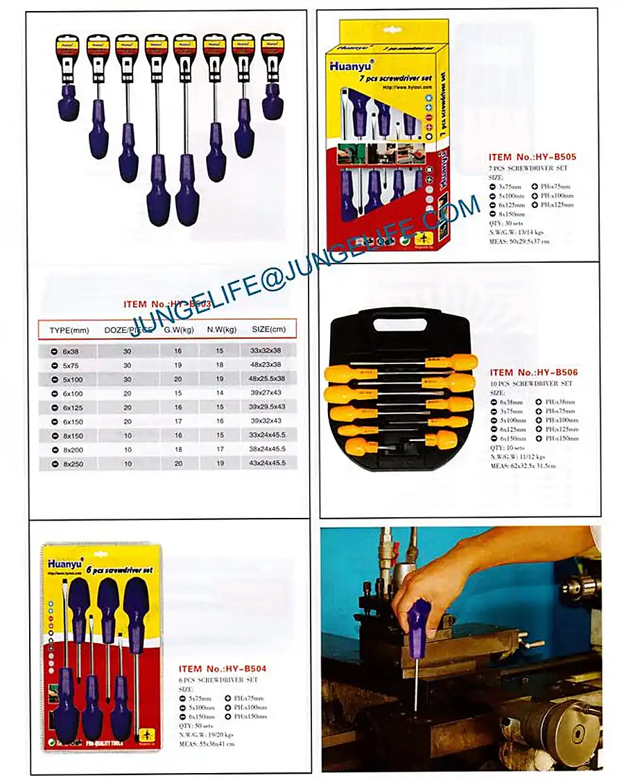 HY-B503 Acetate screwdriver series product photograph