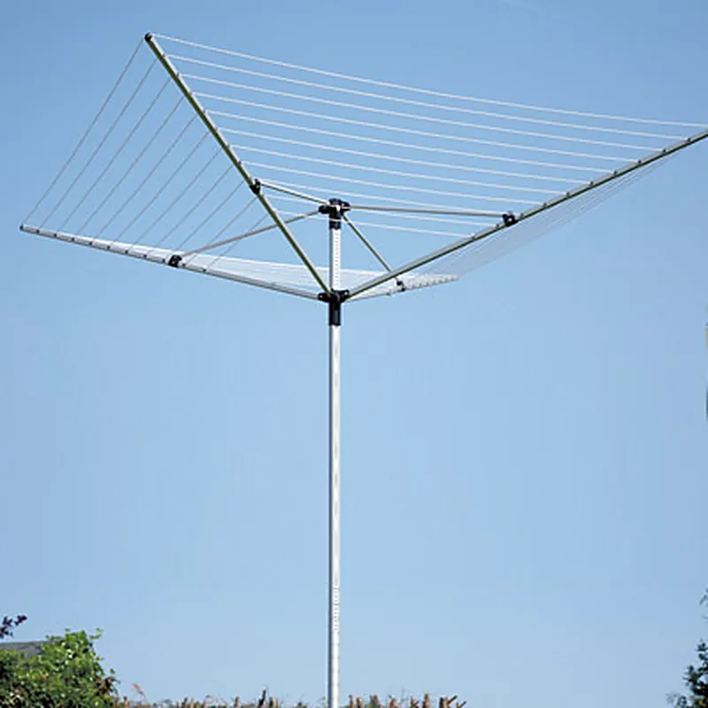 LYQ223 4-Arm Aluminium Rotary Airer product photograph