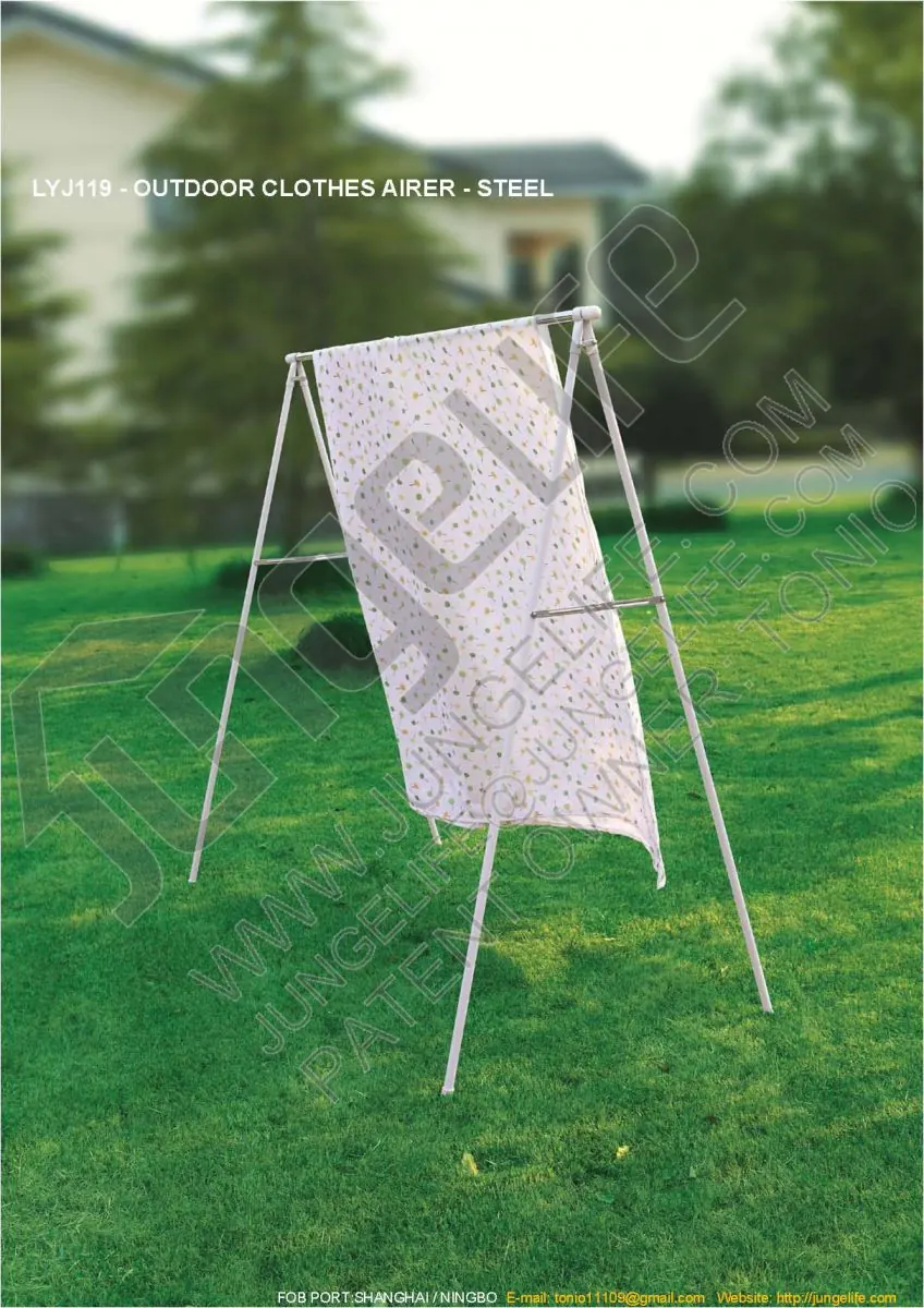 LYJ119 Outdoor Clothes Airer specification sheet 1
