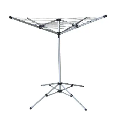 LYQ208 4 Arms 20 Meter Outdoor Camping Dryer with Square Stand