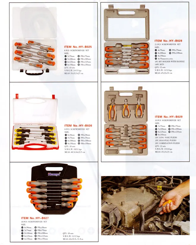 HYB001 TPR screwdriver specification sheet 7