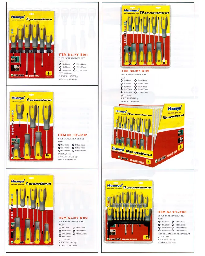 HYB098 TPR screwdriver specification sheet 2