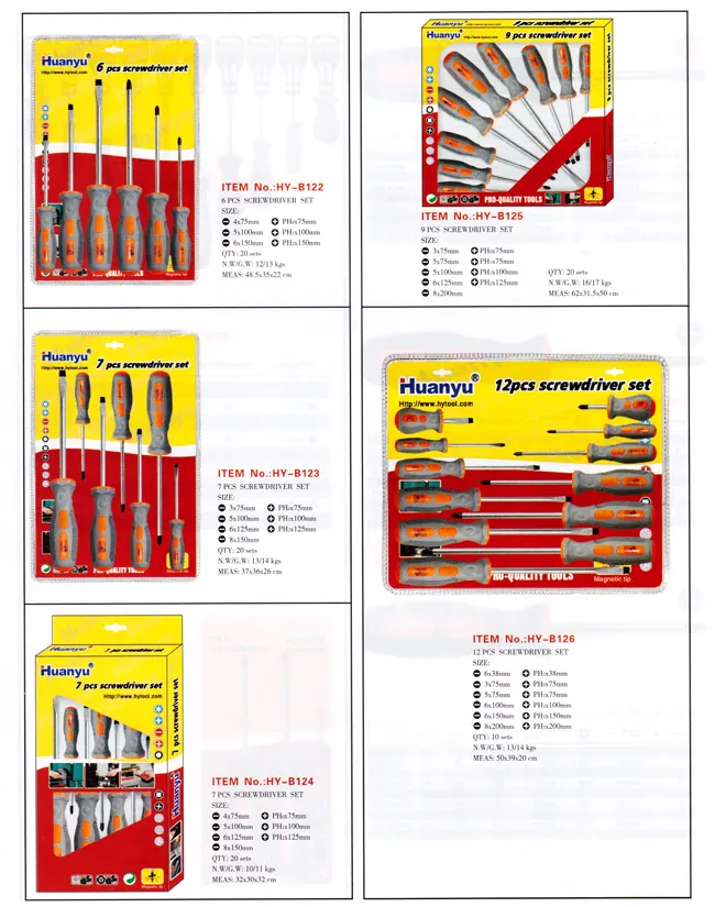 HYB119 TPR screwdriver specification sheet 2