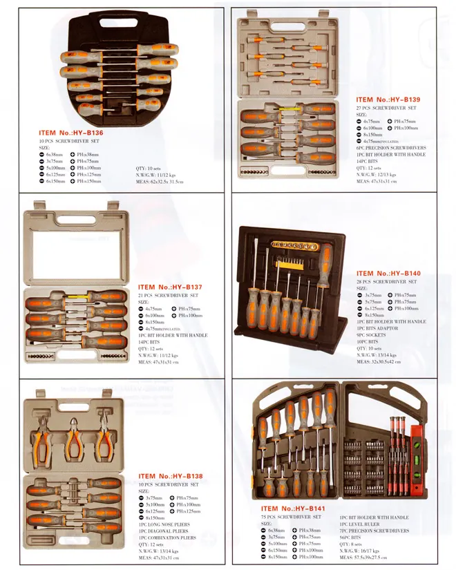 HYB119 TPR screwdriver specification sheet 5
