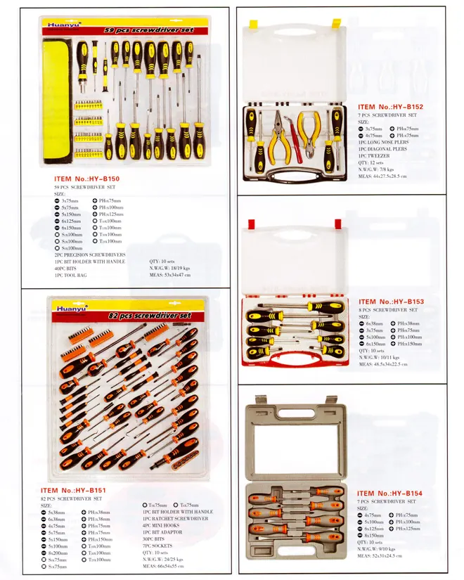HYB142 TPR screwdriver specification sheet 3