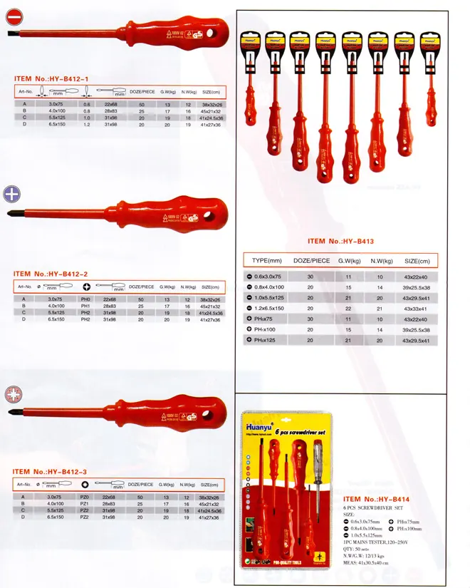 HYB412 specification sheet 1