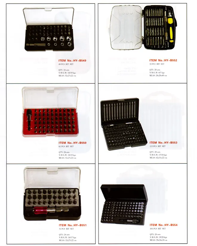 Screwdriver Bits Page 4 specification sheet 1
