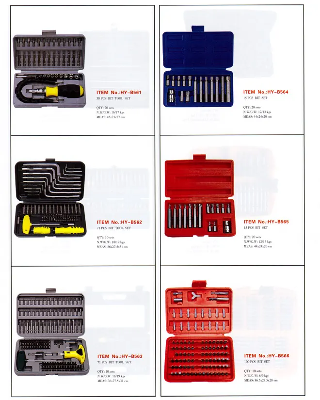 Screwdriver Bits Page 6 specification sheet 1