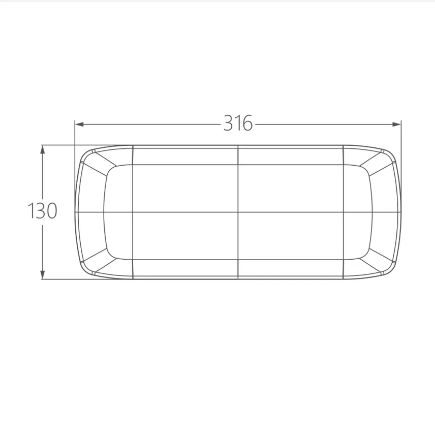 CL103 316mm Rear Combination Light