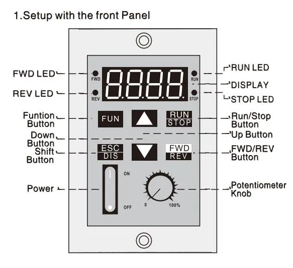 AD110 simple frequency inverter