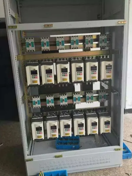 Online soft starters installed in a cabinet with no bypass needed