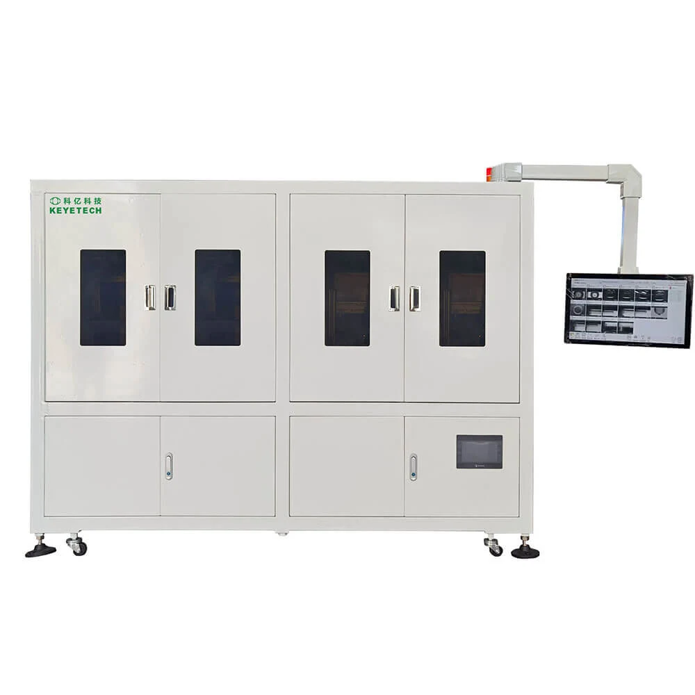 Advanced 11 Cameras High-precision AI Visual Inspection and Sorting Machines for Transparent PET Preforms - KeyeTech pet preform inspection system