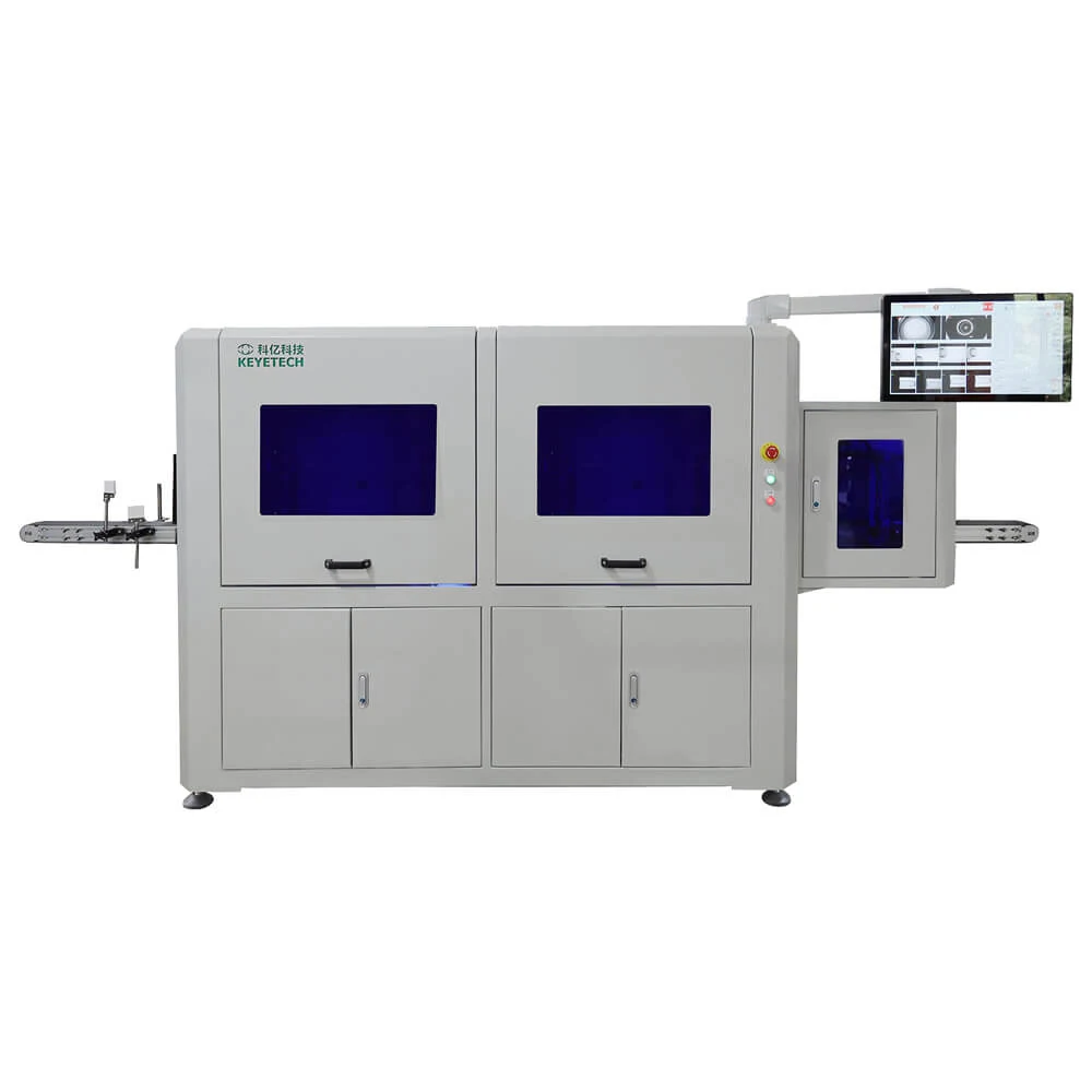 8 Cameras Enhanced Accurate Bottle Inspection Vision System for Agricultural Industry - KeyeTech bottle visual inspection system