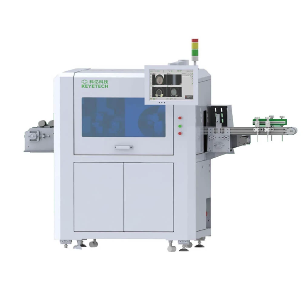 Fully Automatic Label Print Inspection System with 4 Camera Elite AI System - KeyeTech label print inspection system