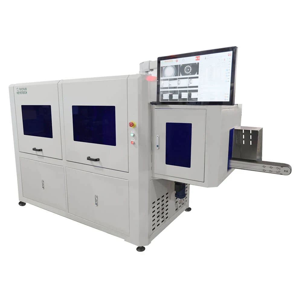 Intelligent 8 Cameras Plastic Bottle Visual Defect Detection Machine for Seasoning Industry - KeyeTech bottle visual inspection system