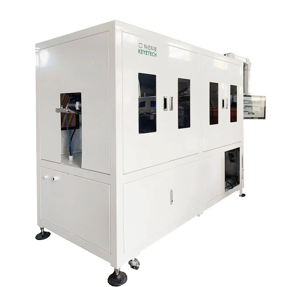 7 Cameras AI-Powered Intelligent Preform Visual Detection Machine with Deep Learning - KeyeTech pet preform inspection system