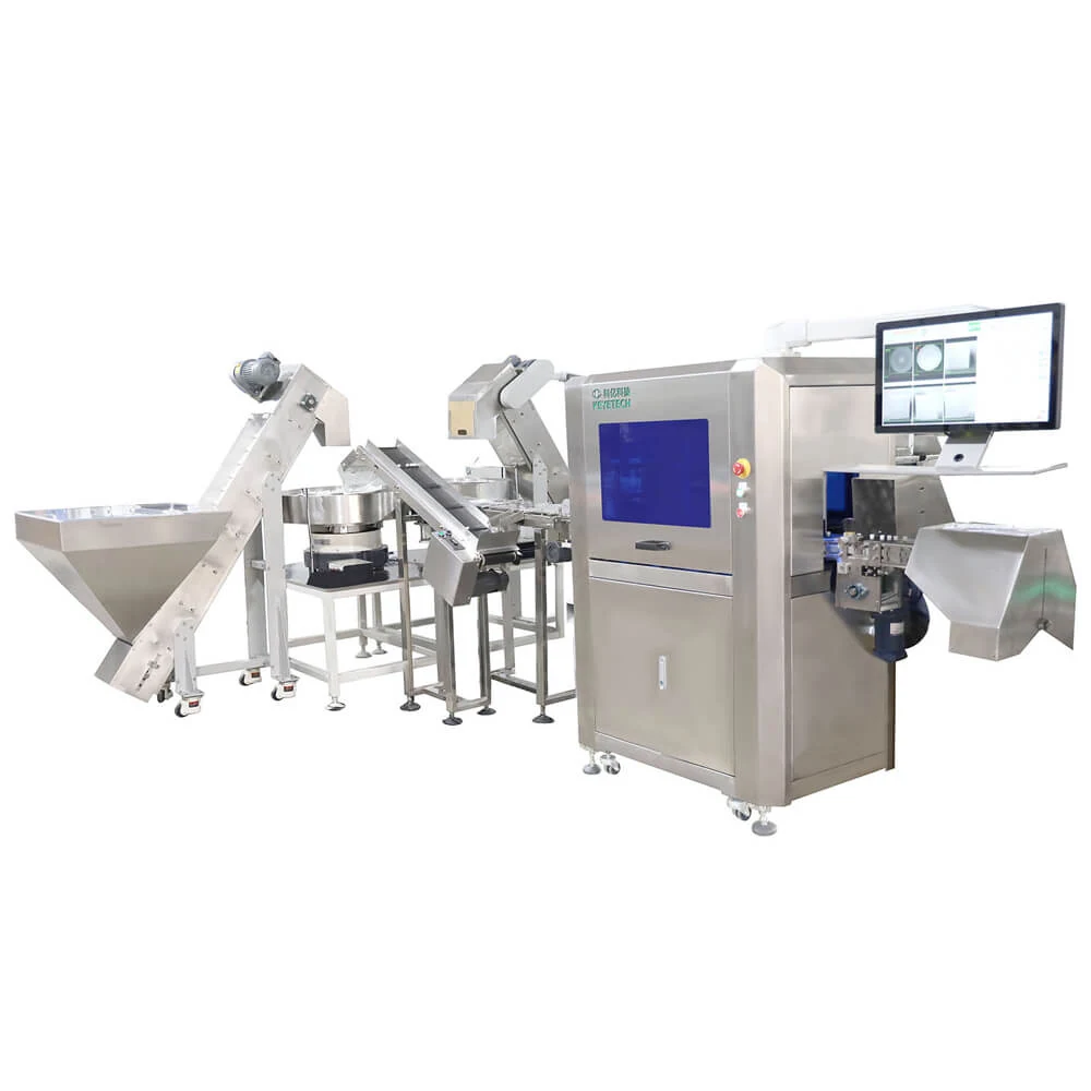 Comprehensive 6 Cameras Helicap Quality Check System for Pharmaceutical Industry - KeyeTech cap visual inspection system
