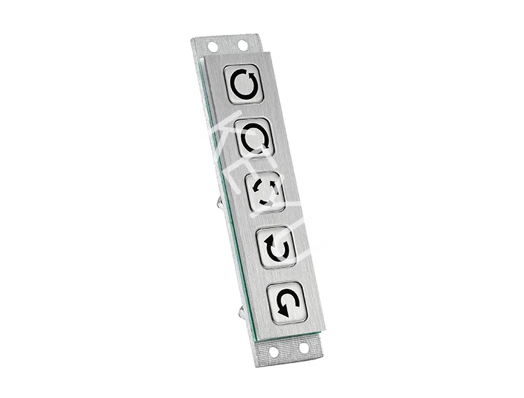 KY2026 side keypad rear view showing pin interface and 115*26mm body