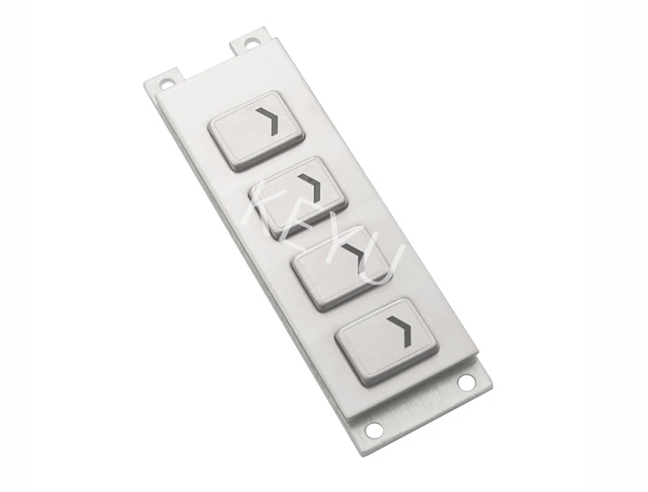 KY2040H side bar function keys shown from the rear with pin connector