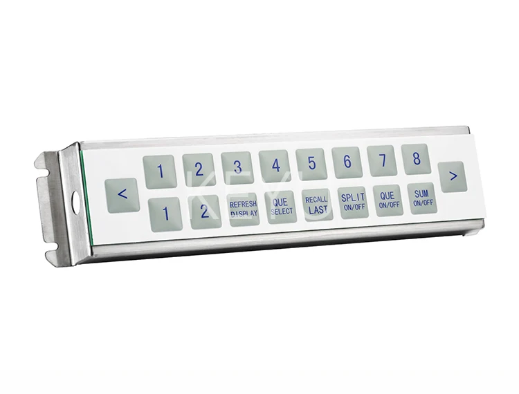 KY2060B membrane keypad panel surface detail