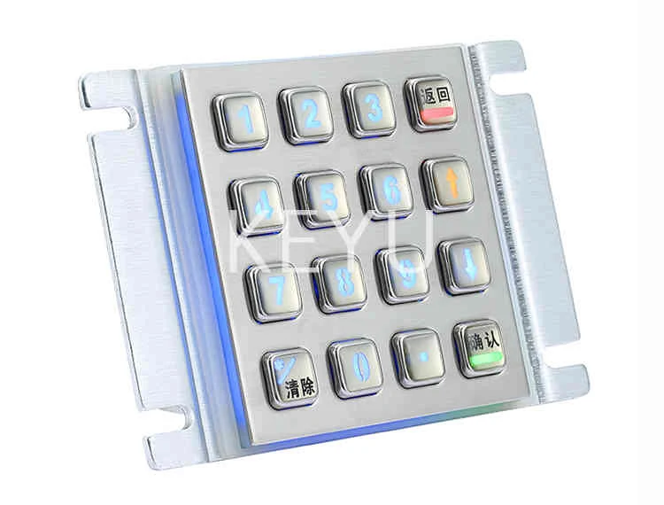 KY2088B-LED LED backlight keypad illuminated key detail