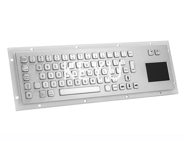 KY-PC-DT 66 key metal keyboard with colour key images detail