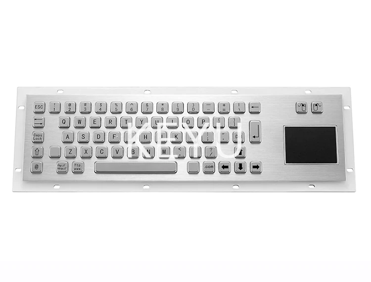 KY-PC-DT waterproof stainless steel keyboard with 65x49mm touchpad