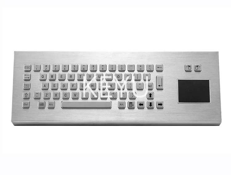 KY-PC-DT-DESK stainless steel desktop keyboard 416 mm wide