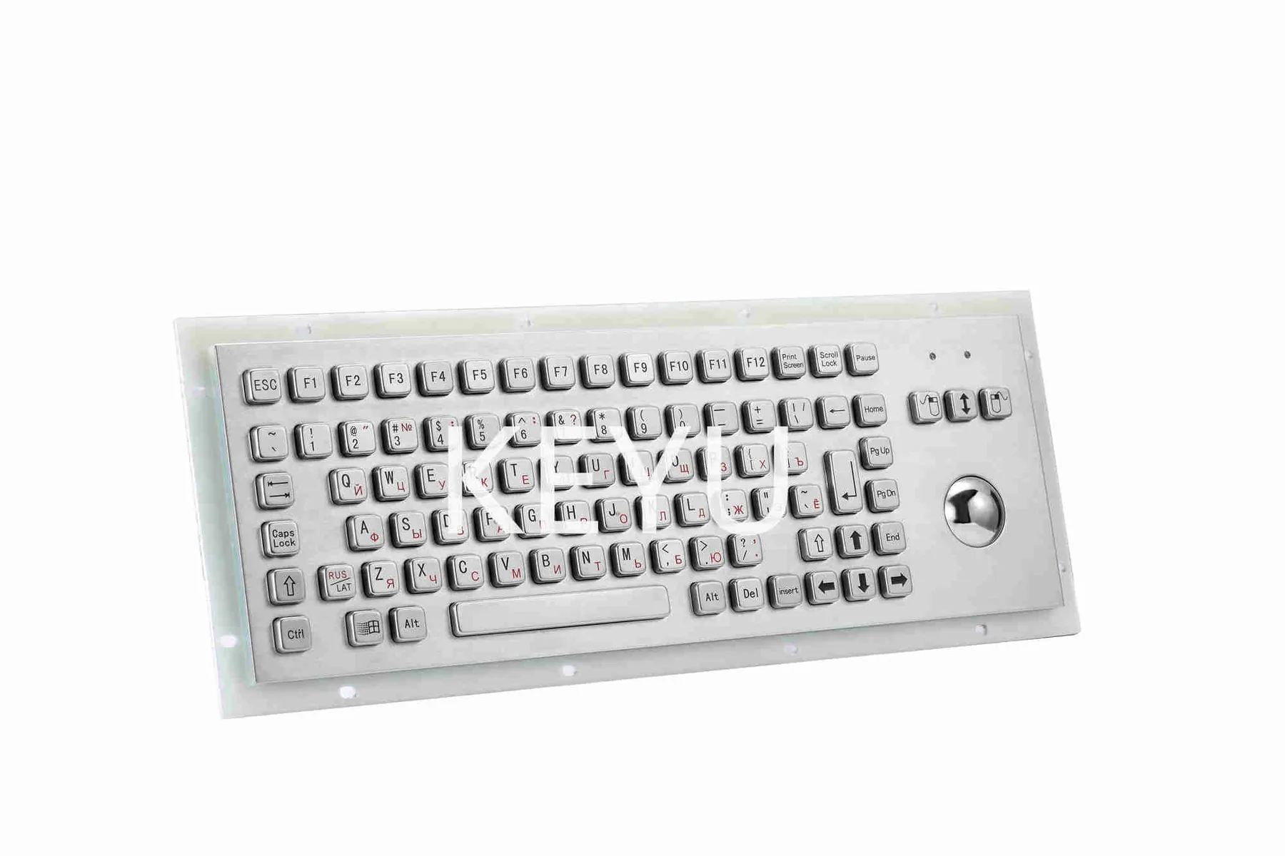KY-PC-F2-H metallic keyboard case 392*135 mm panel view