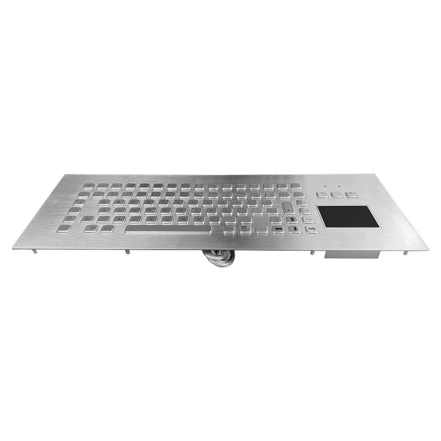 KY-PC-F2T-449 industrial metal keyboard with 89 keys and touch mouse