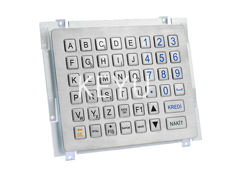 KY-PC-HHCT5 metal keyboard frame and key detail