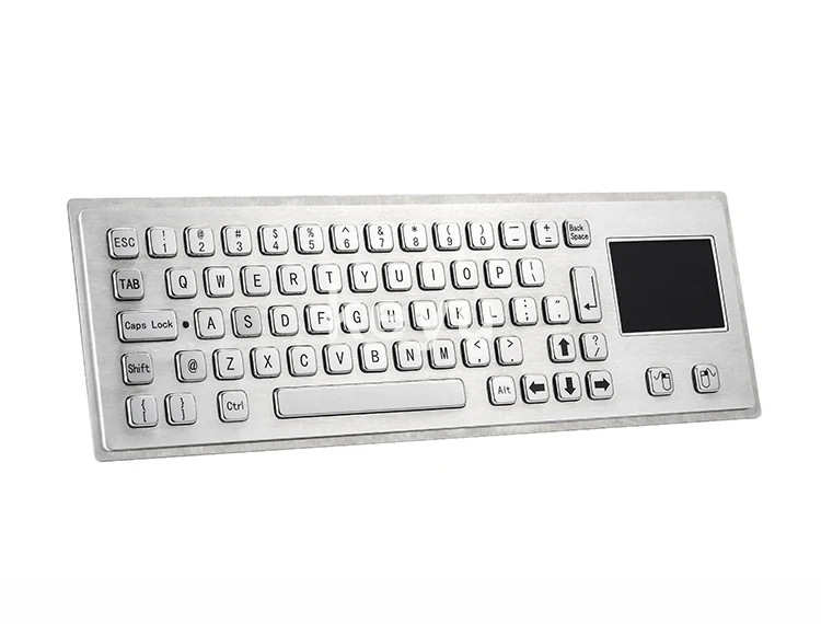 KY-PC-LT metal keyboard 350*108 mm front panel detail