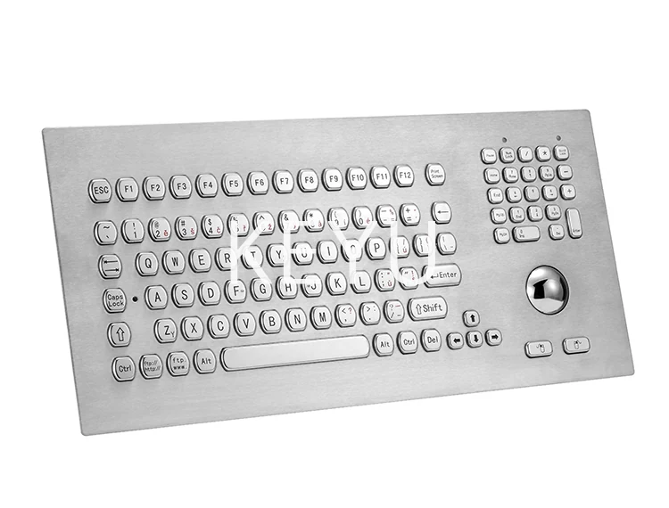 KY-PC-M385 385*180 mm stainless steel keyboard panel view