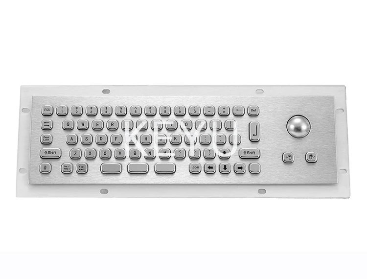 KY-PC-MINI-T mini stainless steel kiosk keyboard with compact layout