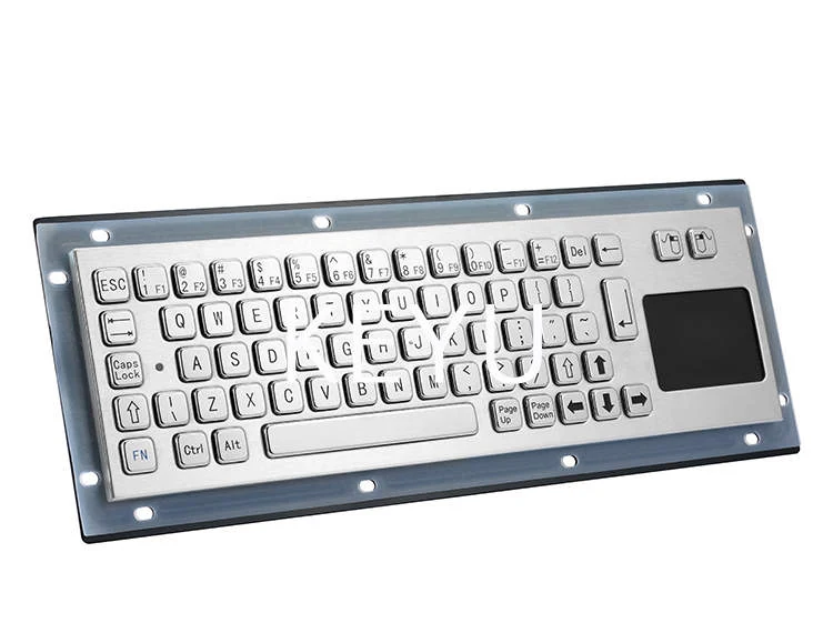 KY-PC-NT3 waterproof kiosk keyboard touchpad area detail