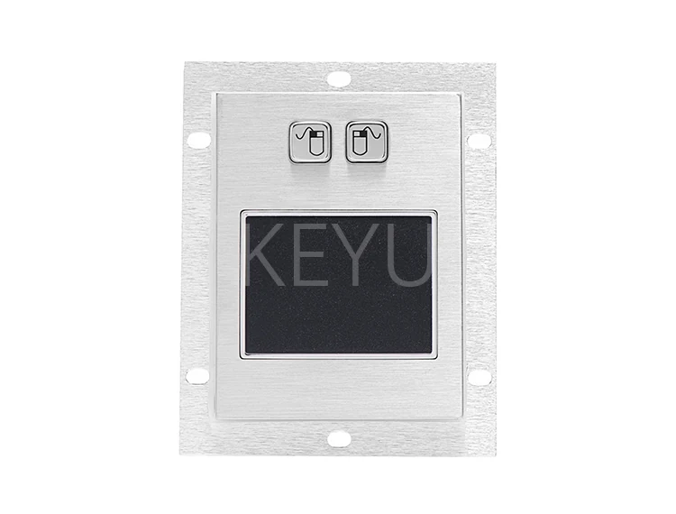 KY-TB-A panel mount metal touchpad mouse with 304 stainless steel face