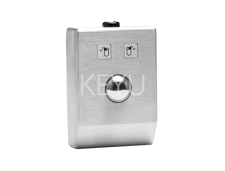KY-TB-25-DESK compact stainless trackball desktop unit