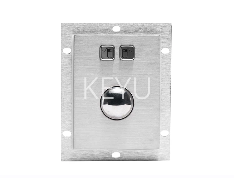 KY-TB-38 metal trackball mouse with 38mm ball and two keys