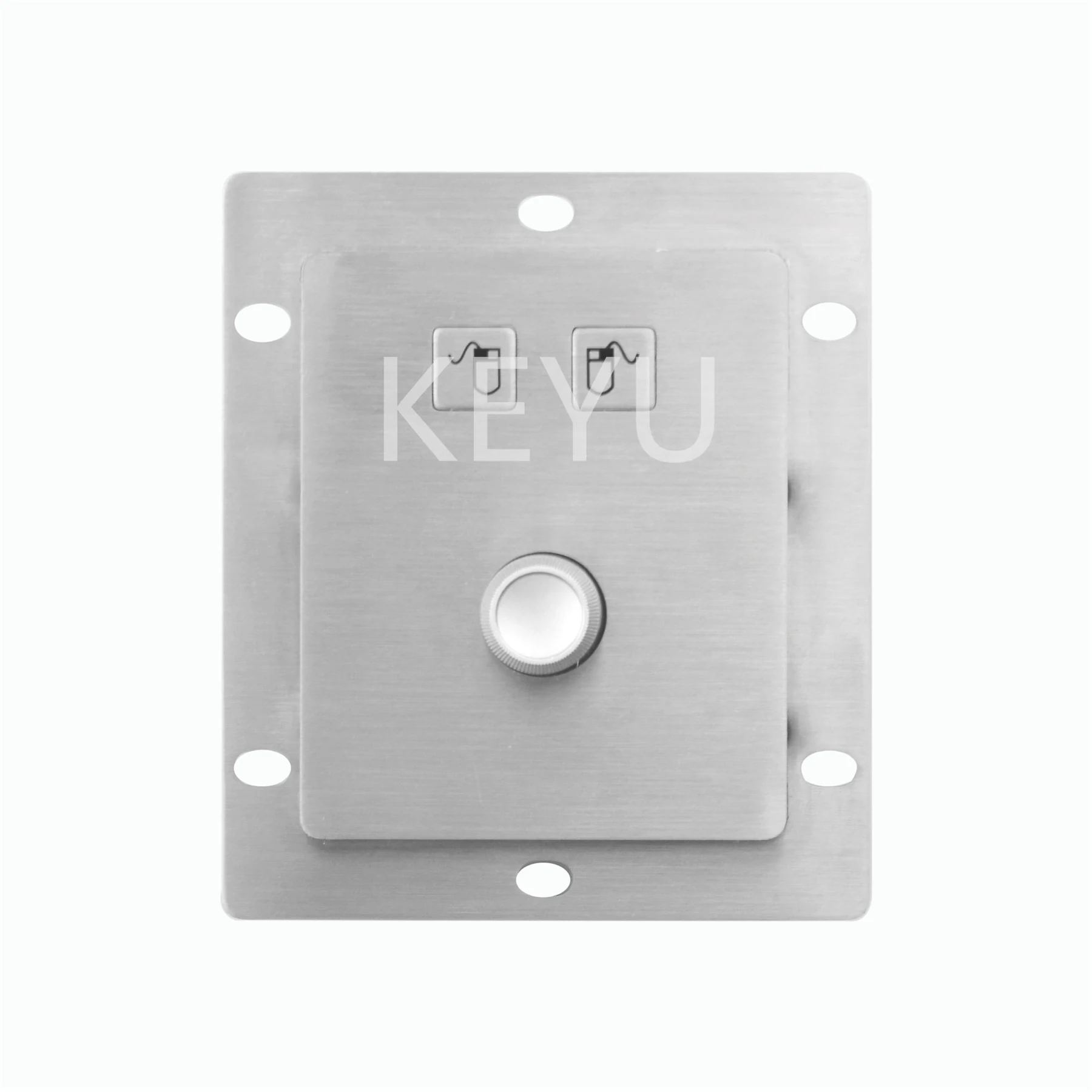 KY-YG01 metal joystick pointer showing two laser etched function keys