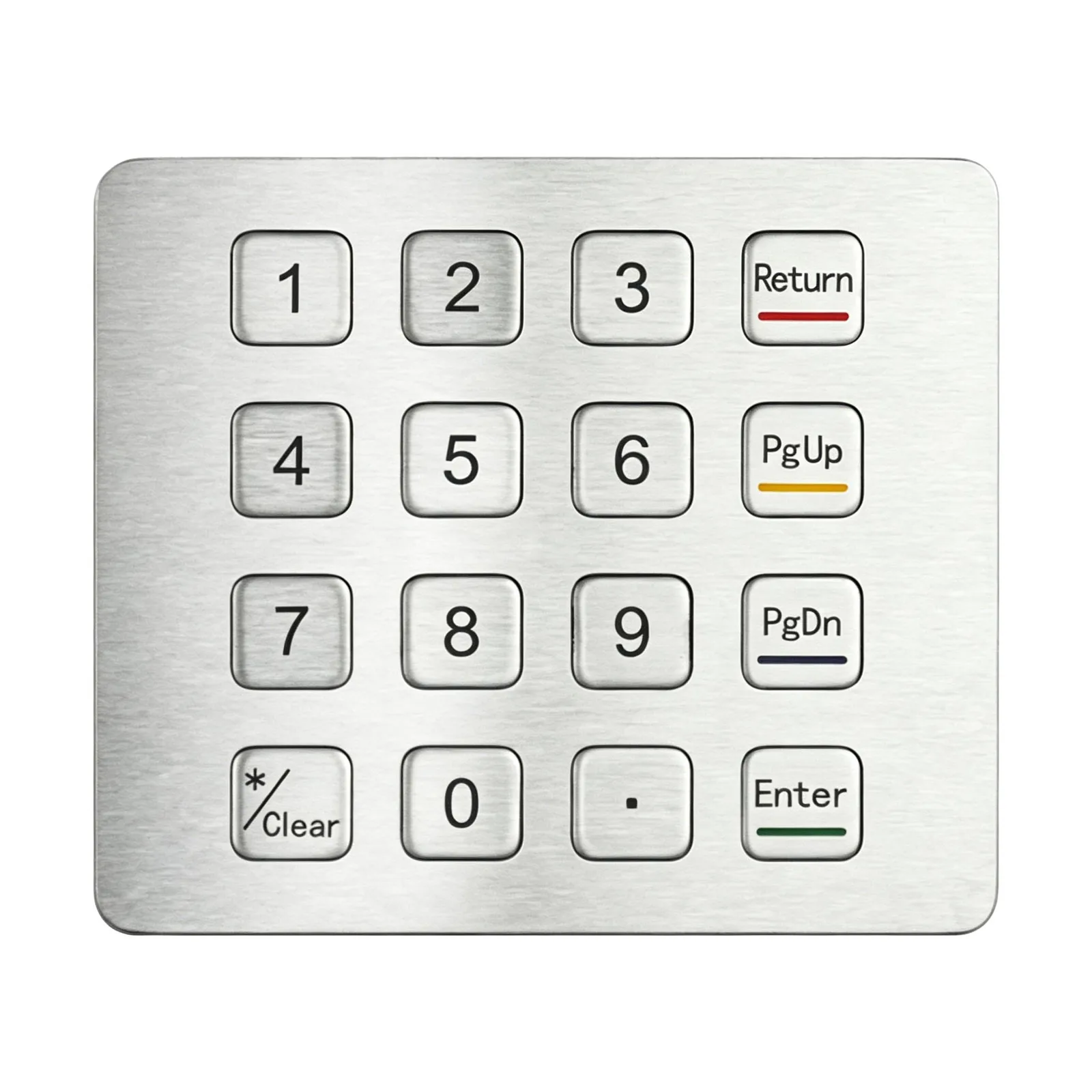KY2088B-02 16 key stainless steel IP65 computer keypad