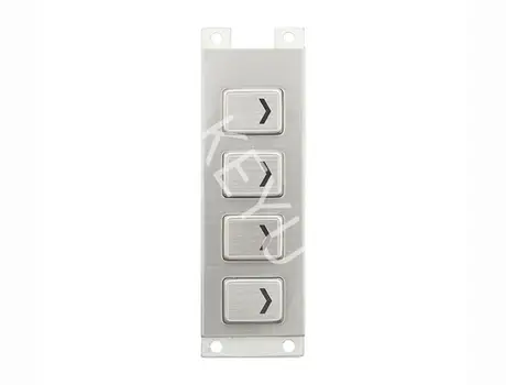 KY2040H stainless steel side keypad with 115*40mm front panel and pin interface