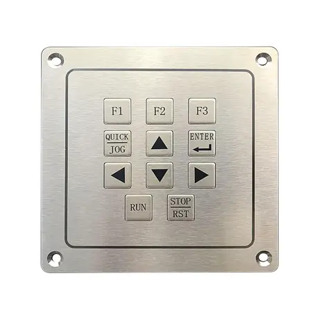 KY-2240B metal numeric keypad with 11 SUS304 brushed stainless steel keys