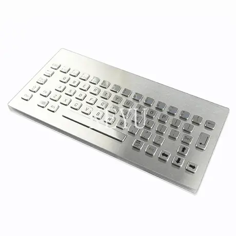 KY-PC-C300 IP65 SUS304 kiosk metal keyboard front view