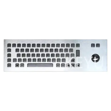 KY-PC-I-BR Braille keyboard with trackball and 400*124mm stainless panel
