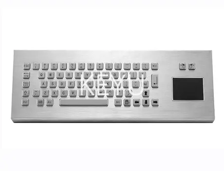 KY-PC-DT-DESK stainless steel desktop keyboard 416 mm wide