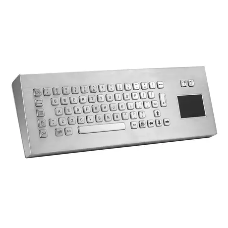 KY-FB-DT-B explosion proof 304 stainless steel desktop keyboard with touchpad