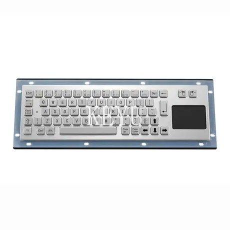 KY-PC-NT IP65 metal keyboard with integrated touchpad for self service kiosks