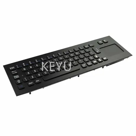 KY-PC-NT340-BL black metal keyboard with touchpad mouse