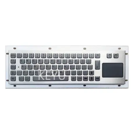 KY-PC-NT4-BR Braille metal keyboard with touchpad for ticket vending machines
